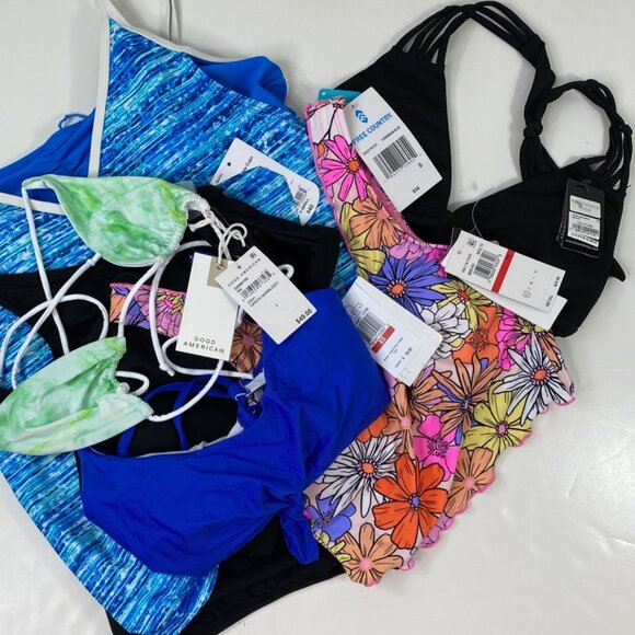 Reseller Bundle Womens Swimsuit Variety Mixed Sizes Styles 19 Piece Bundle Box F - Picture 3 of 8